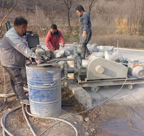 黔南路面下沉注浆
